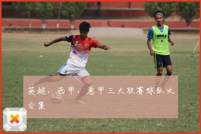 英超、西甲、意甲三大联赛球队大合集